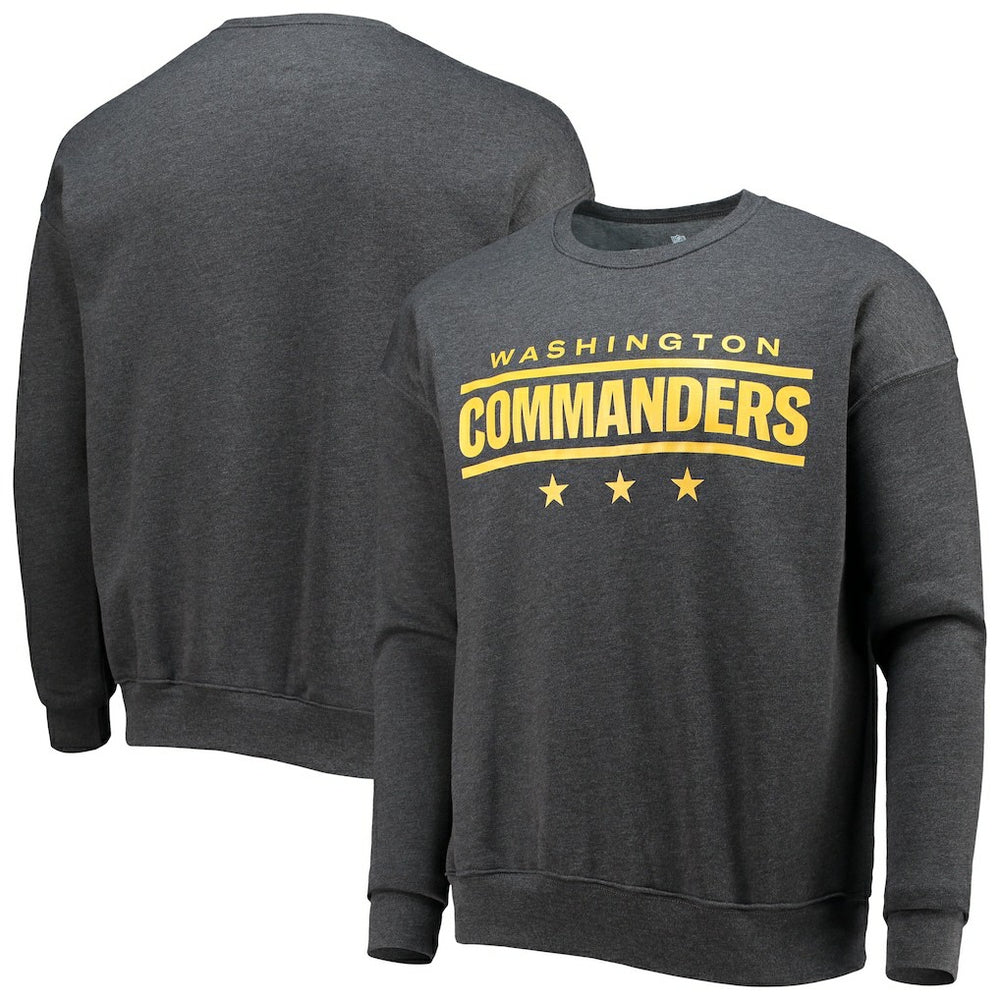 Washington Commanders NFL x Darius Rucker Collection Star Sponge Fleece Pullover Sweatshirt Charcoal | Fanatics