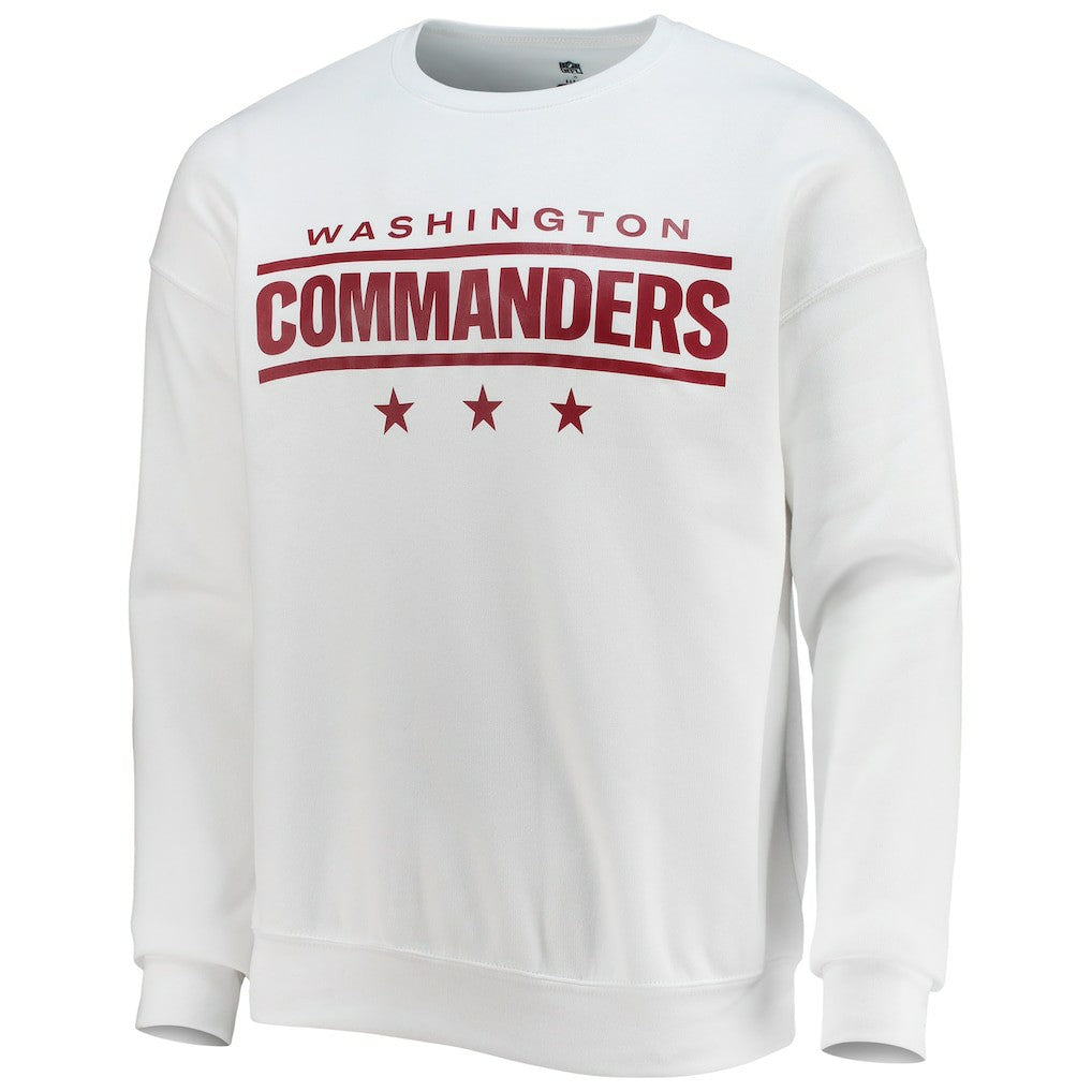 Washington Commanders NFL x Darius Rucker Collection Star Sponge Fleece Pullover Sweatshirt White | Fanatics