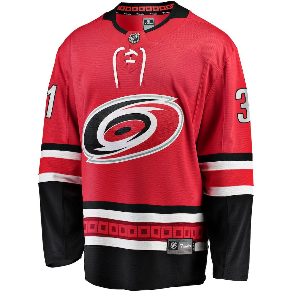 Frederik Andersen Carolina Hurricanes Fanatics Alternate Breakaway Player Jersey - Red - NHL