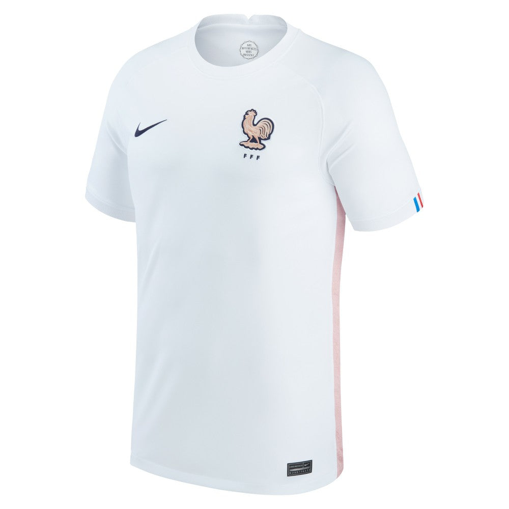 France Women's National Team 2022/23 Away Replica Blank Jersey White | Nike Online