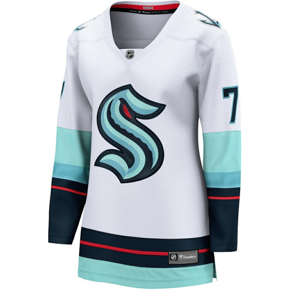 Jordan Eberle Seattle Kraken Fanatics Women's Away Breakaway Jersey - White - NHL