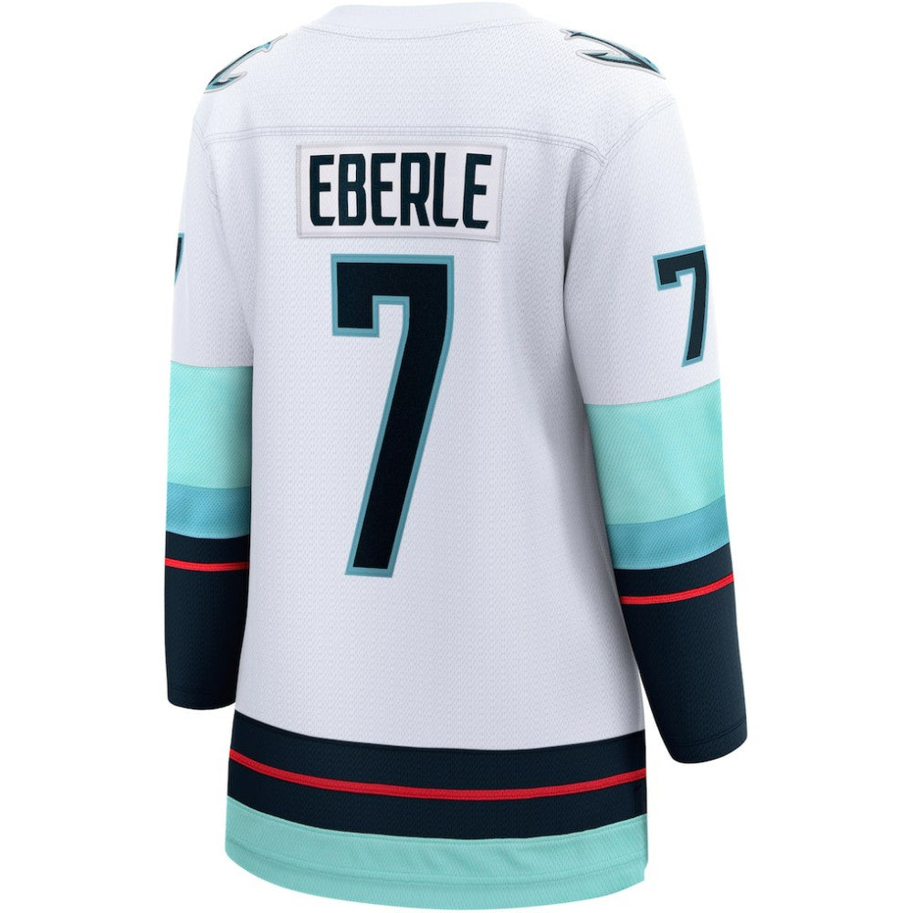 Jordan Eberle Seattle Kraken Fanatics Women's Away Breakaway Jersey - White - NHL