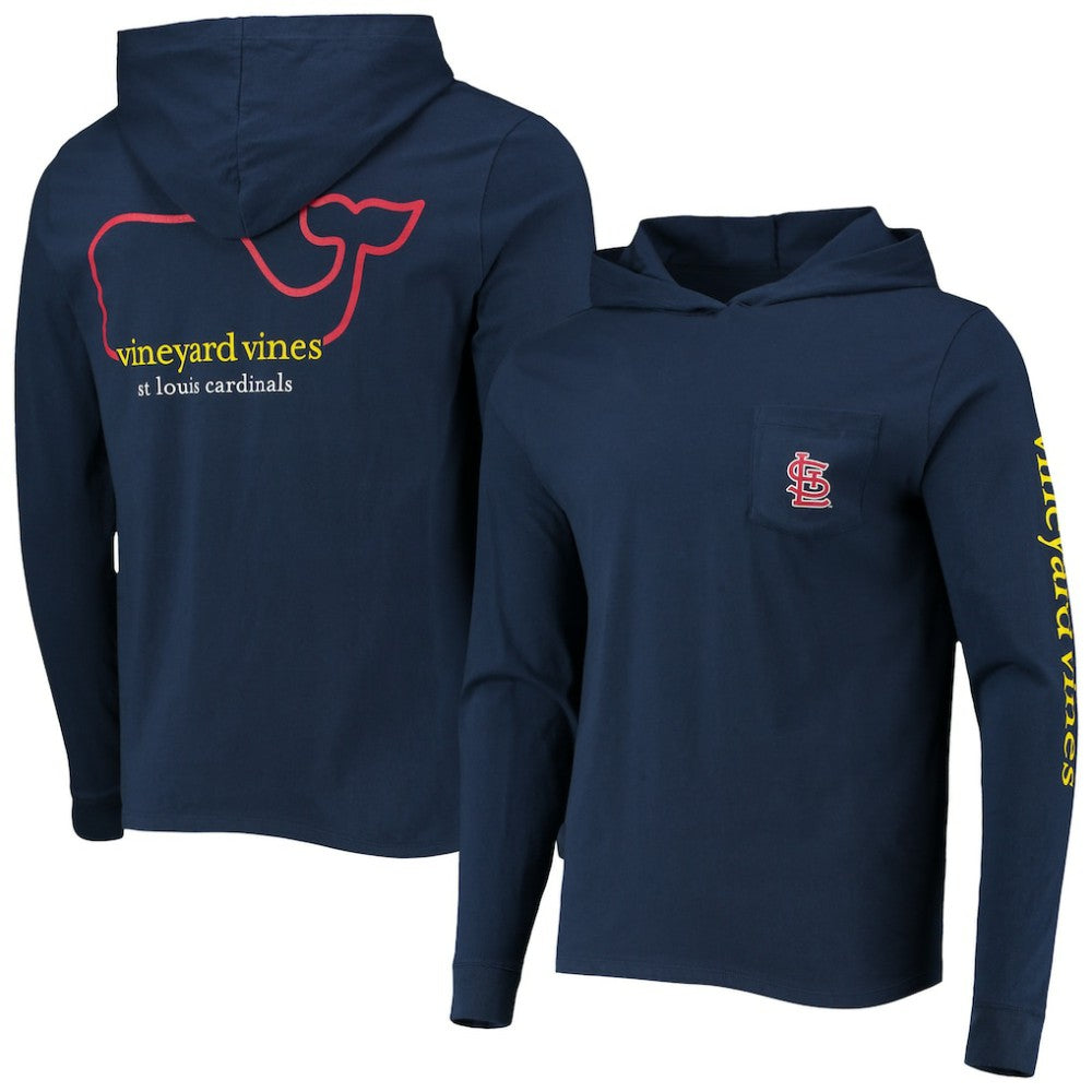 St. Louis Cardinals Vineyard Vines Long Sleeve Hoodie T-Shirt - MLB