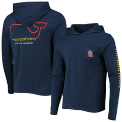 St. Louis Cardinals Vineyard Vines Long Sleeve Hoodie T-Shirt - MLB
