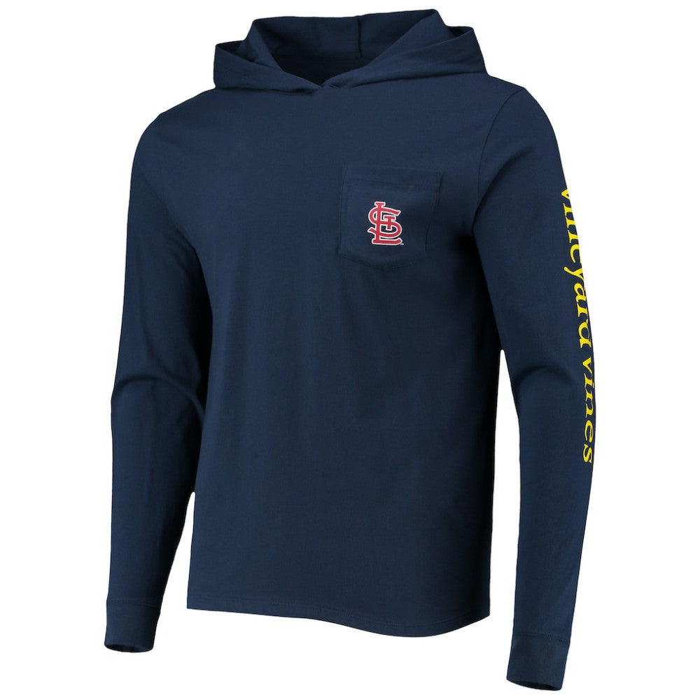 St. Louis Cardinals Vineyard Vines Long Sleeve Hoodie T-Shirt - MLB