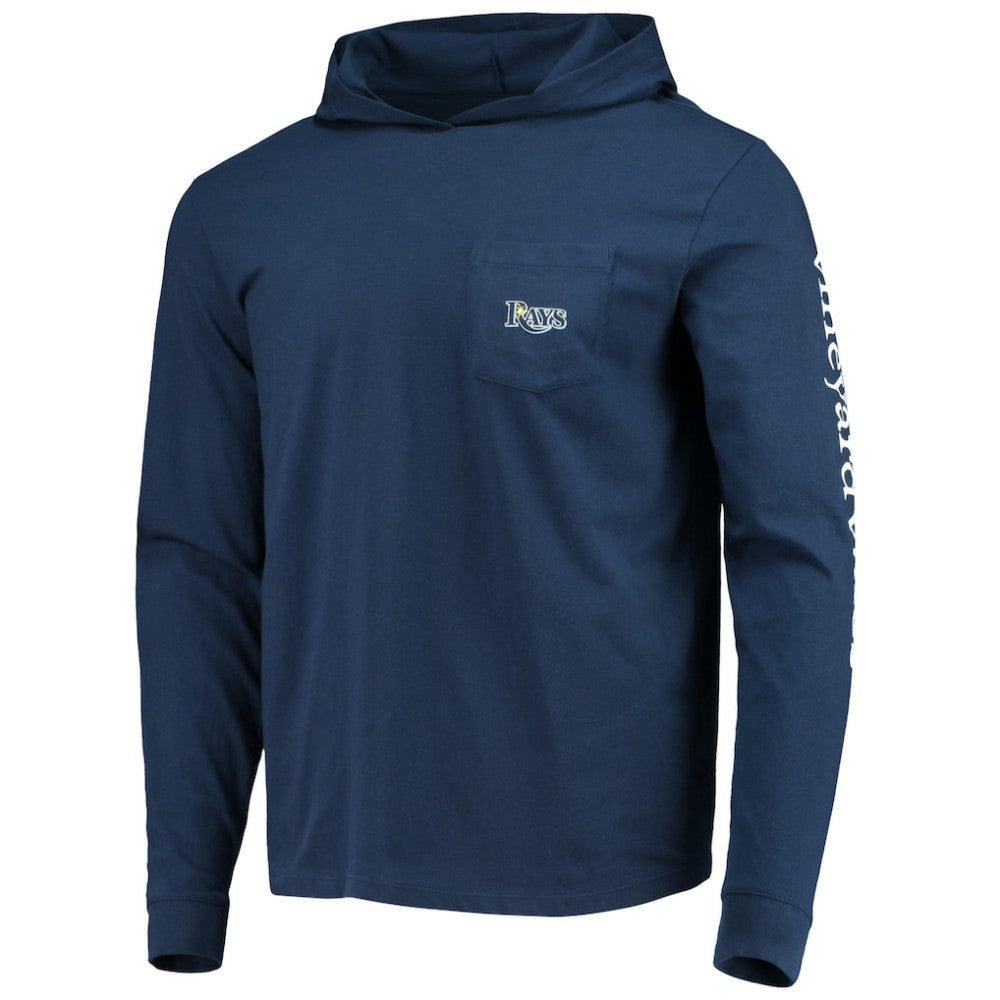 Tampa Bay Rays Vineyard Vines Long Sleeve Hoodie T-Shirt - MLB