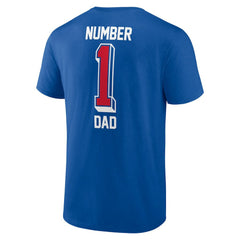 Buffalo Bills Number One Dad T-Shirt Royal | NFL