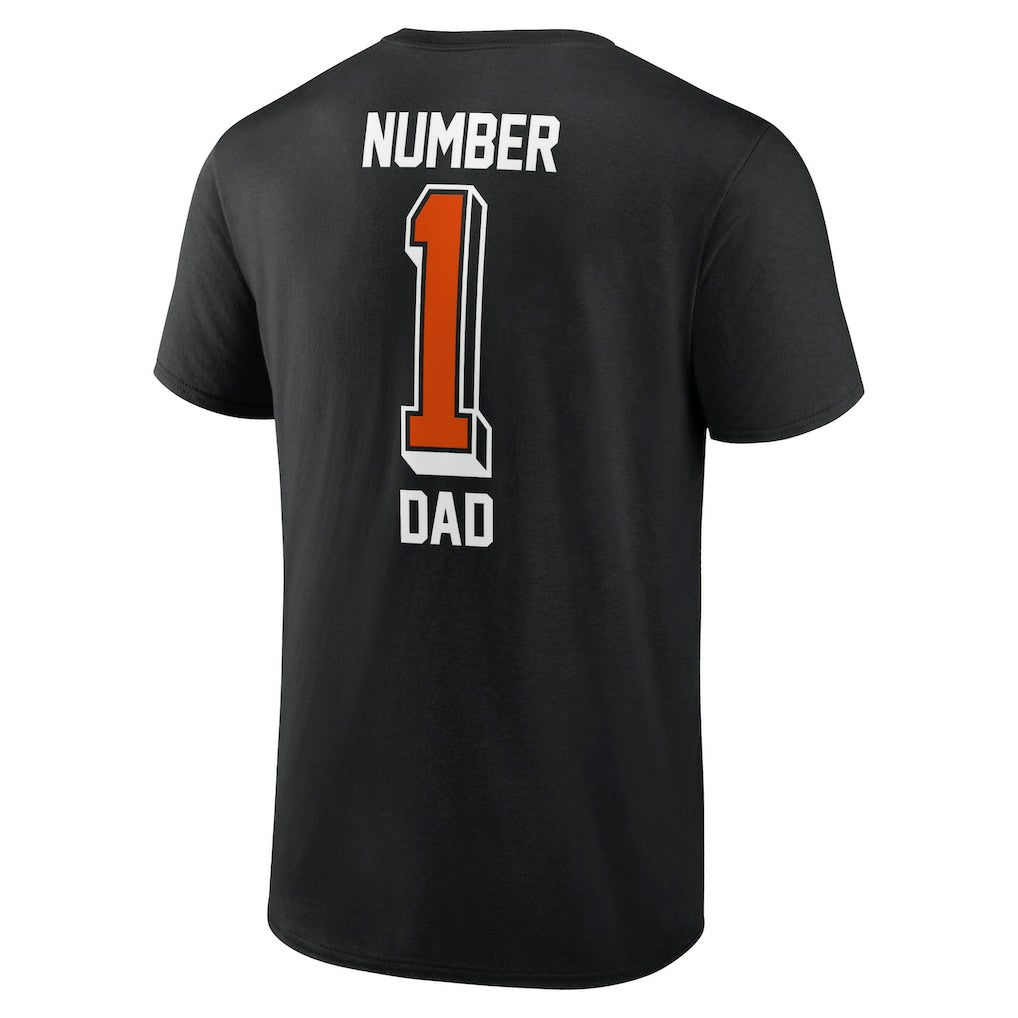Cincinnati Bengals Number One Dad T-Shirt Black | NFL