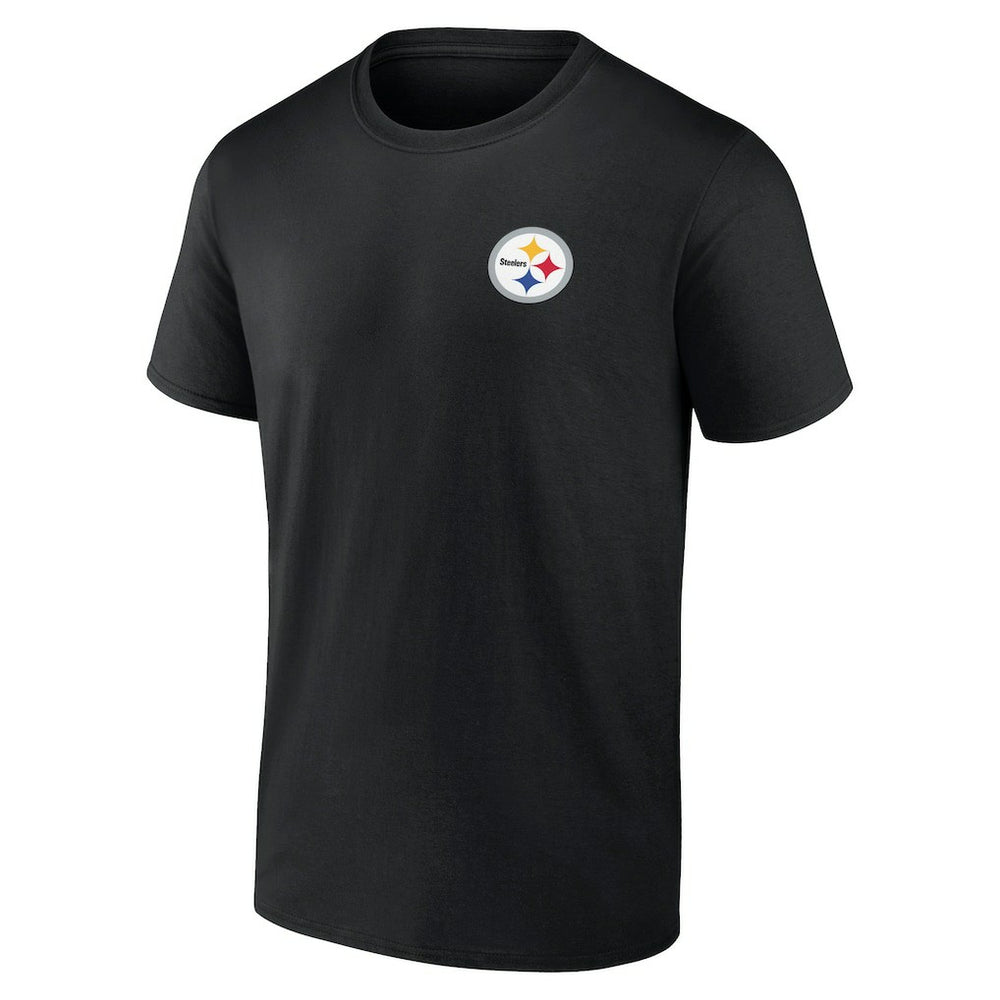 Pittsburgh Steelers Number One Dad T-Shirt Black | NFL