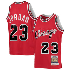 Michael Jordan Chicago Bulls Youth 1984/85 Hardwood Classics Authentic Jersey Red - NBA