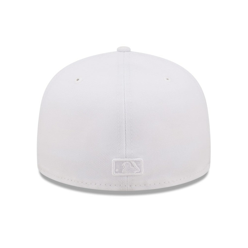 Colorado Rockies New Era White on White 59FIFTY Fitted Hat Hats - MLB