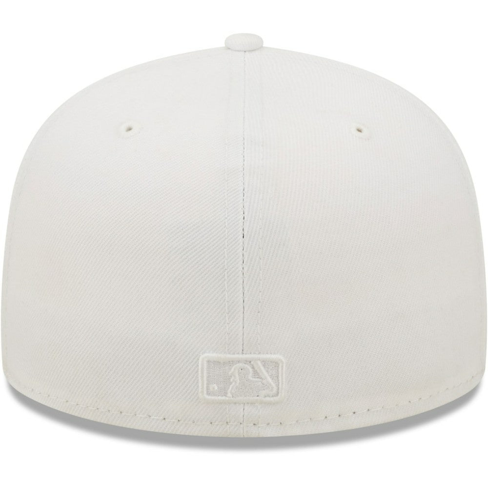 Cincinnati Reds New Era White on White 59FIFTY Fitted Hat Hats - MLB