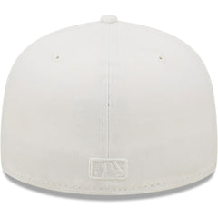 Cincinnati Reds New Era White on White 59FIFTY Fitted Hat Hats - MLB