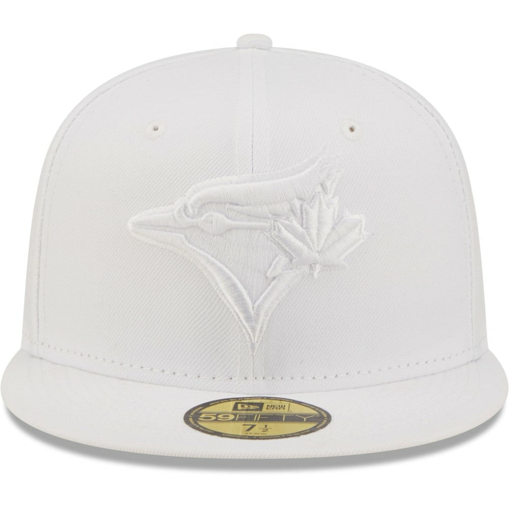 Toronto Blue Jays New Era White on White 59FIFTY Fitted Hat Hats - MLB