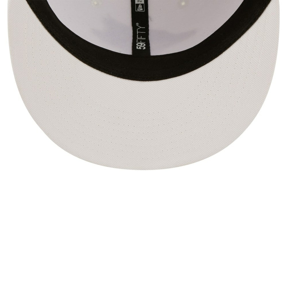 Toronto Blue Jays New Era White on White 59FIFTY Fitted Hat Hats - MLB