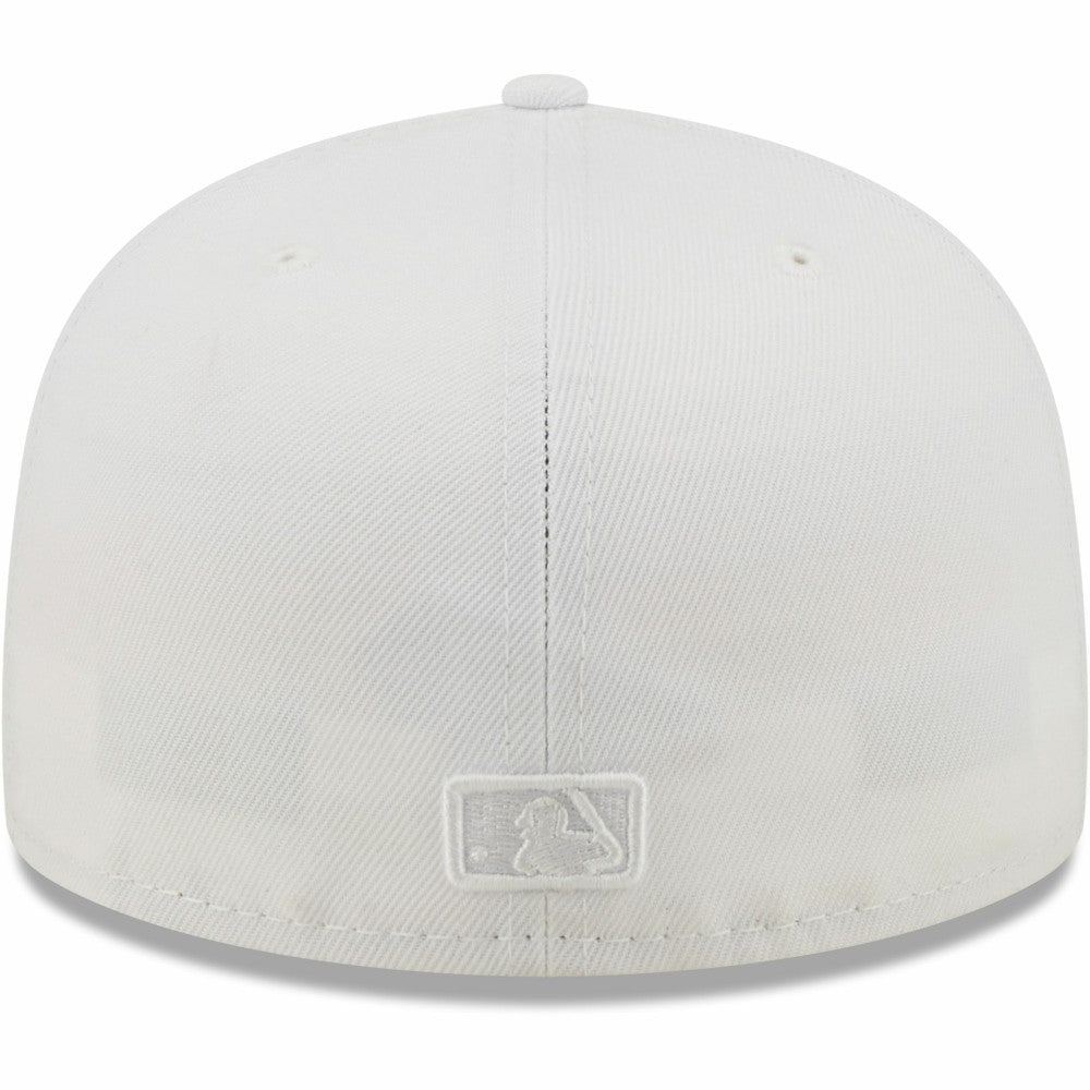 Minnesota Twins New Era White on White 59FIFTY Fitted Hat Hats - MLB
