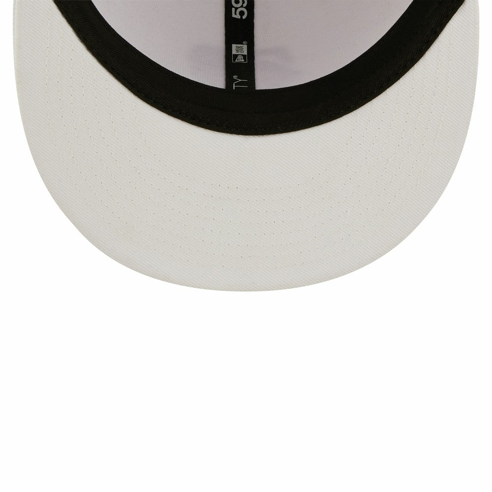 Minnesota Twins New Era White on White 59FIFTY Fitted Hat Hats - MLB