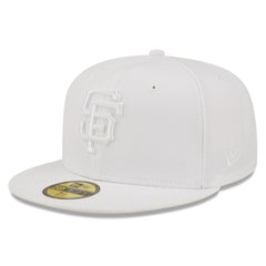 San Francisco Giants New Era White on White 59FIFTY Fitted Hat Hats - MLB