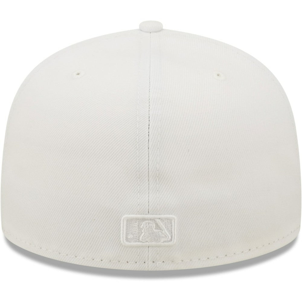 Boston Red Sox New Era White on White 59FIFTY Fitted Hat Hats - MLB