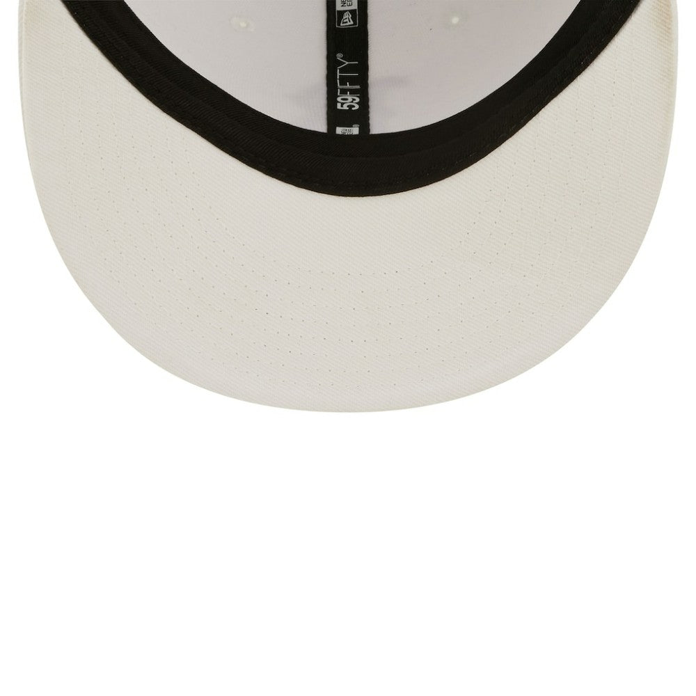 Boston Red Sox New Era White on White 59FIFTY Fitted Hat Hats - MLB