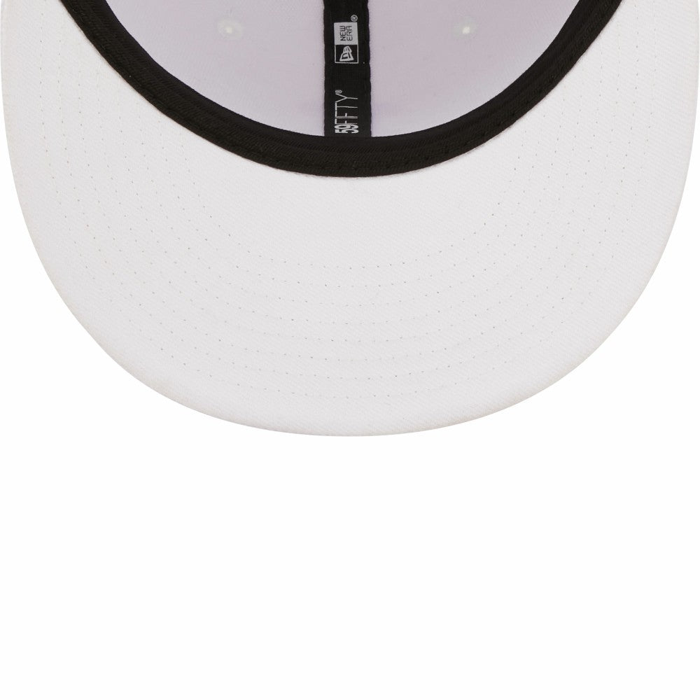 Los Angeles Angels New Era White on White 59FIFTY Fitted Hat Hats - MLB