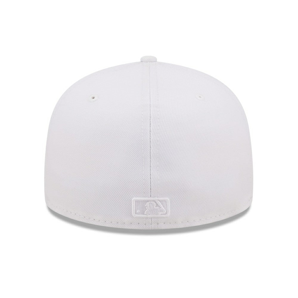 San Diego Padres New Era White on White 59FIFTY Fitted Hat Hats - MLB