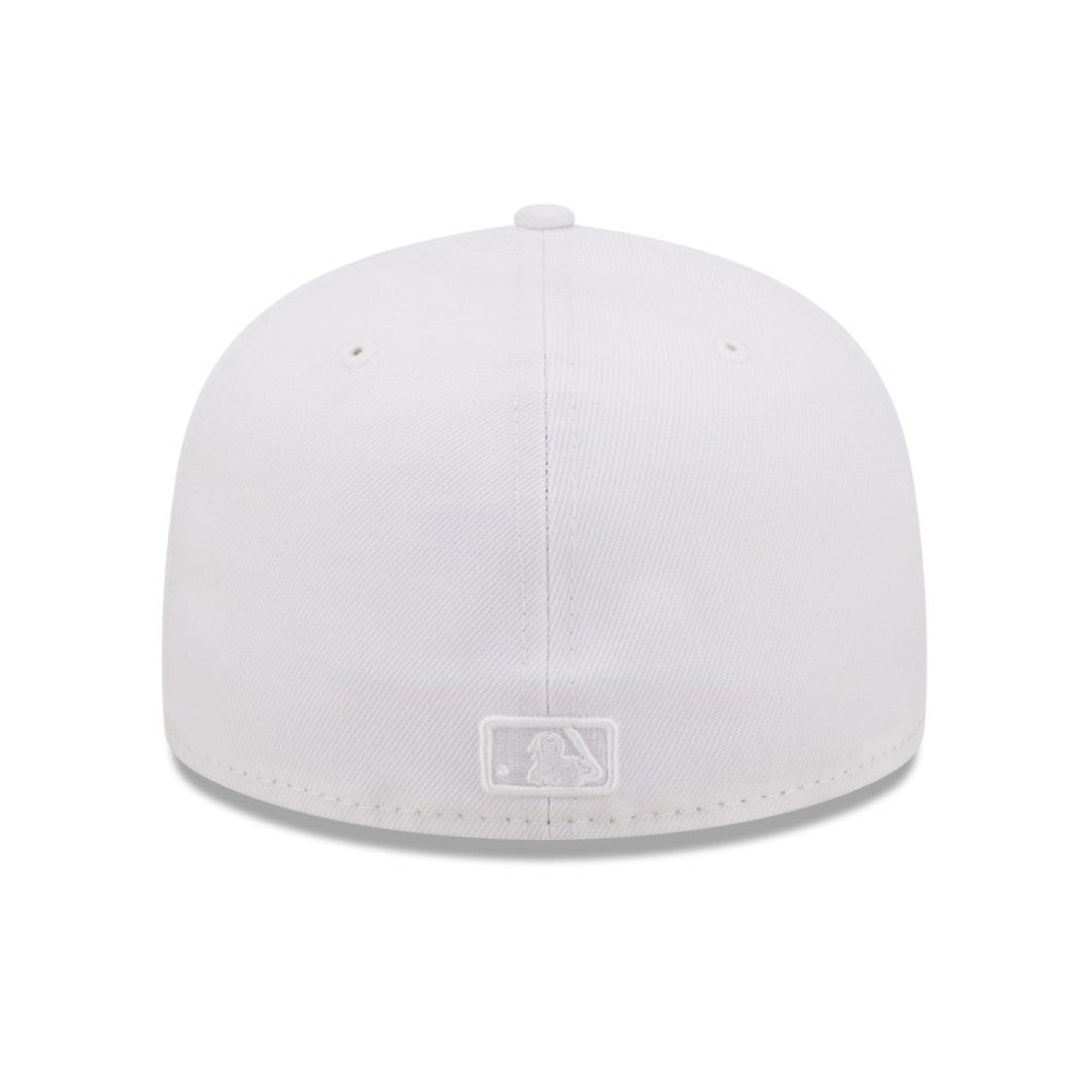 Seattle Mariners New Era White on White 59FIFTY Fitted Hat Hats - MLB
