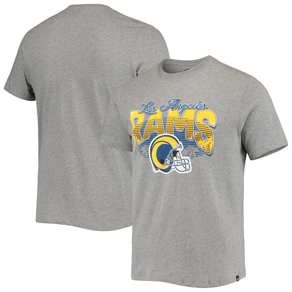 Los Angeles Rams '47 Super Rival Team T-Shirt Heathered Gray | 47 brand