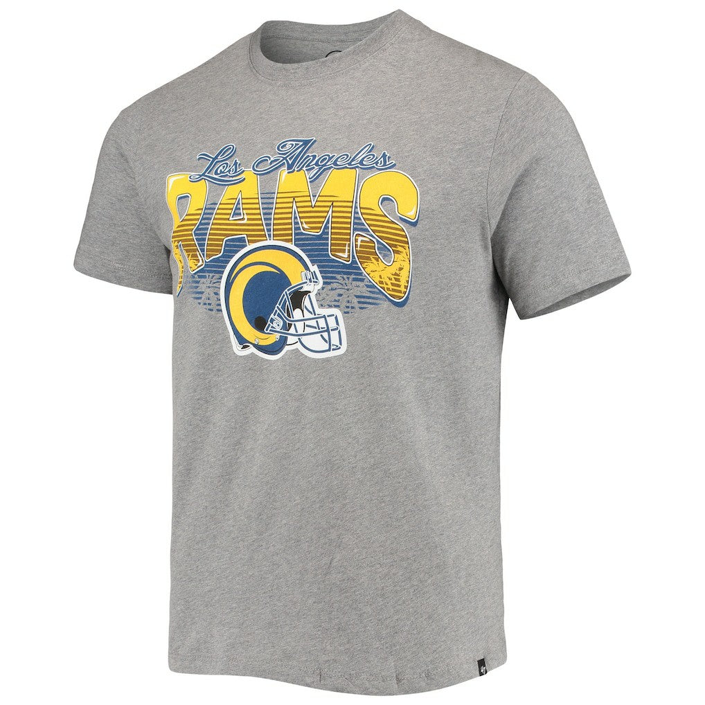 Los Angeles Rams '47 Super Rival Team T-Shirt Heathered Gray | 47 brand