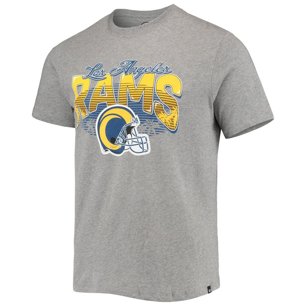 Los Angeles Rams '47 Super Rival Team T-Shirt Heathered Gray | 47 brand