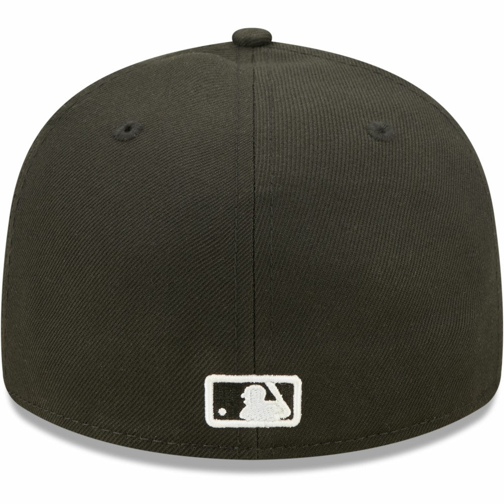 Miami Marlins New Era Black & White Low Profile 59FIFTY Fitted Hat Hats - MLB