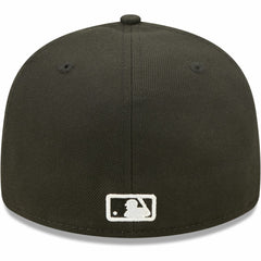 Miami Marlins New Era Black & White Low Profile 59FIFTY Fitted Hat Hats - MLB