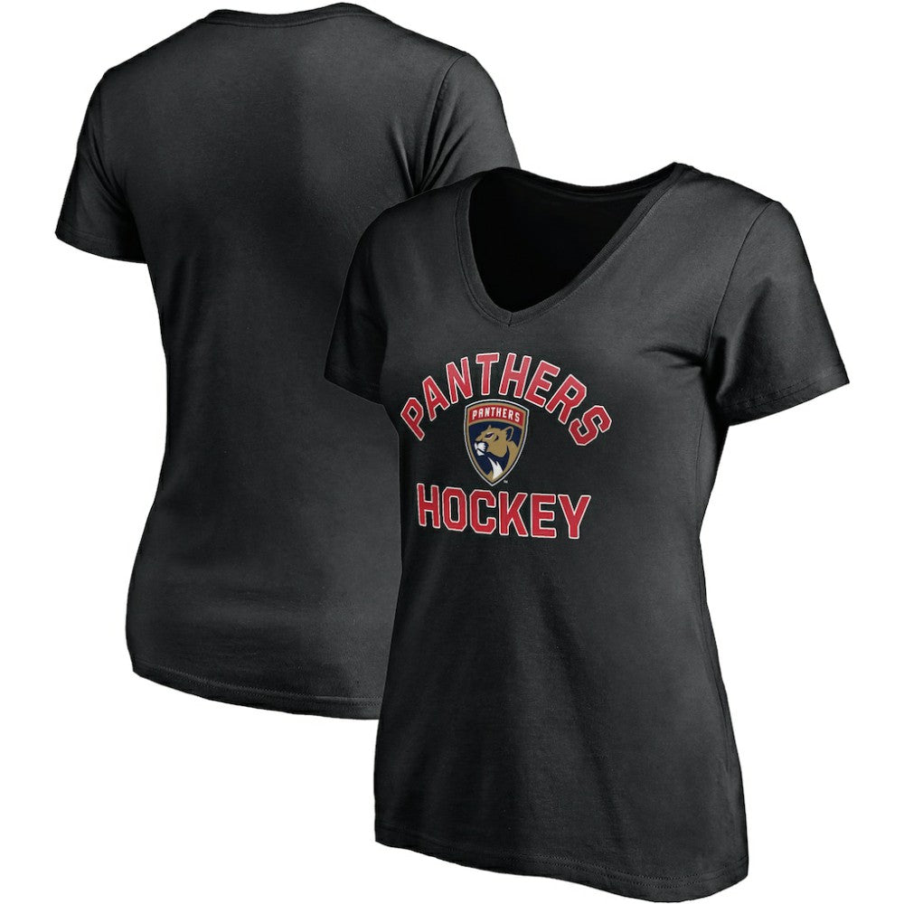 Florida Panthers Fanatics Women' s Overtime V-Neck T-Shirt - Black - NHL