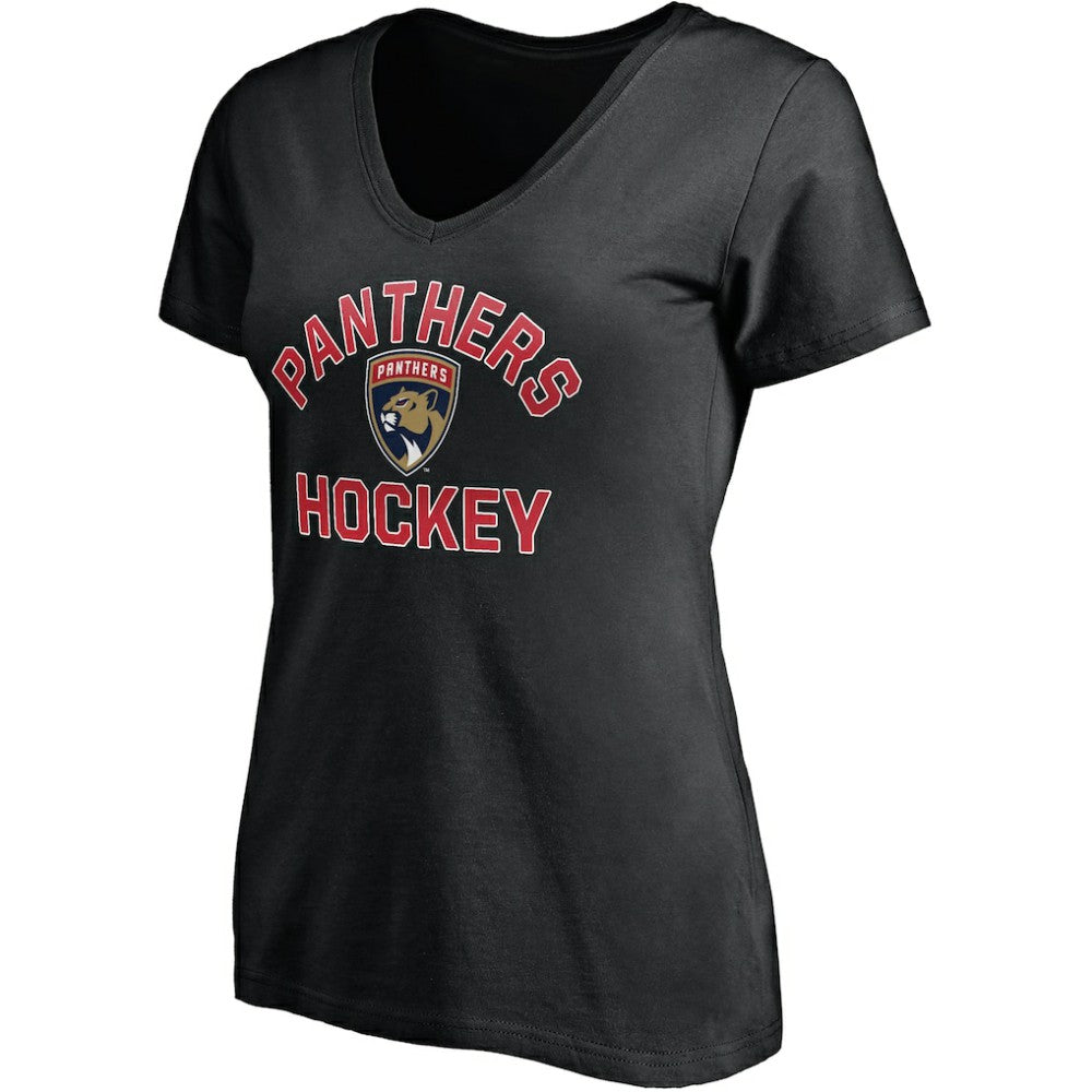 Florida Panthers Fanatics Women' s Overtime V-Neck T-Shirt - Black - NHL
