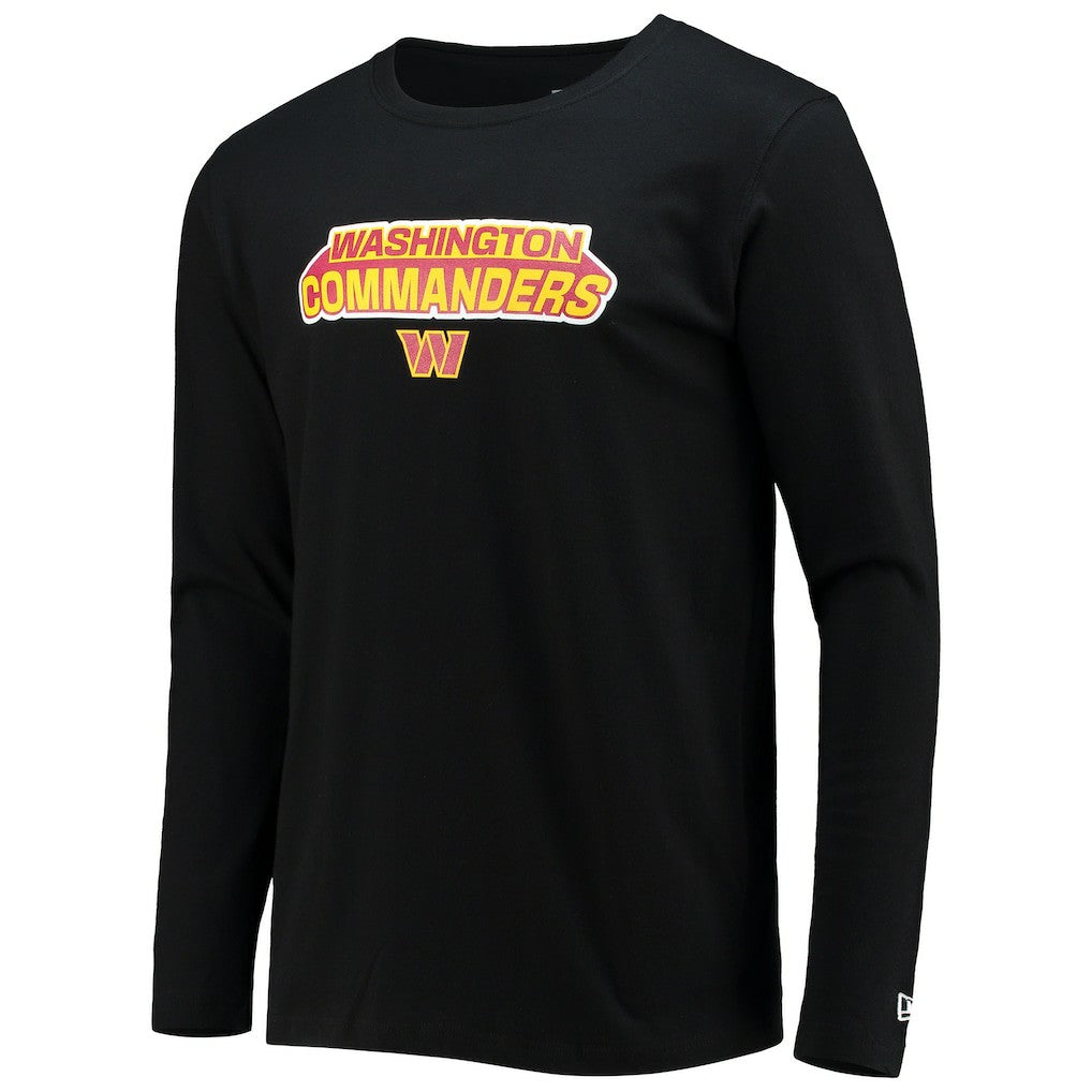 Washington Commanders New Era Long Sleeve T-Shirt Black | NFL