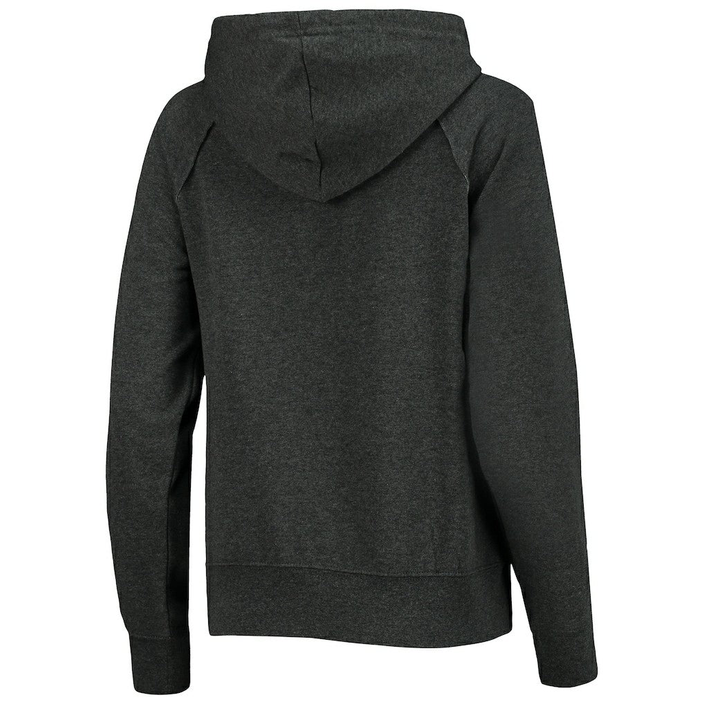 Washington Commanders New Era Women's Raglan Pullover Hoodie Heathered Charcoal | NFL