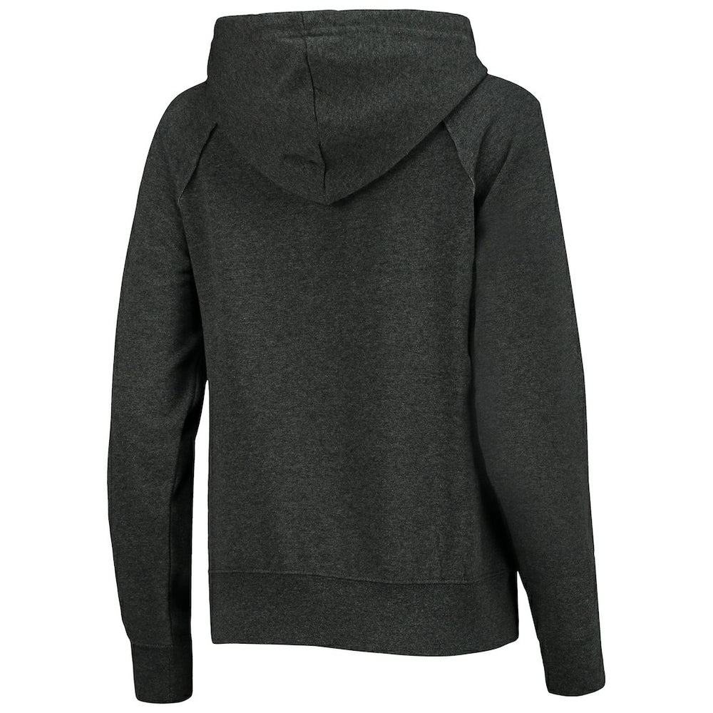 Washington Commanders New Era Women's Raglan Pullover Hoodie Heathered Charcoal | NFL