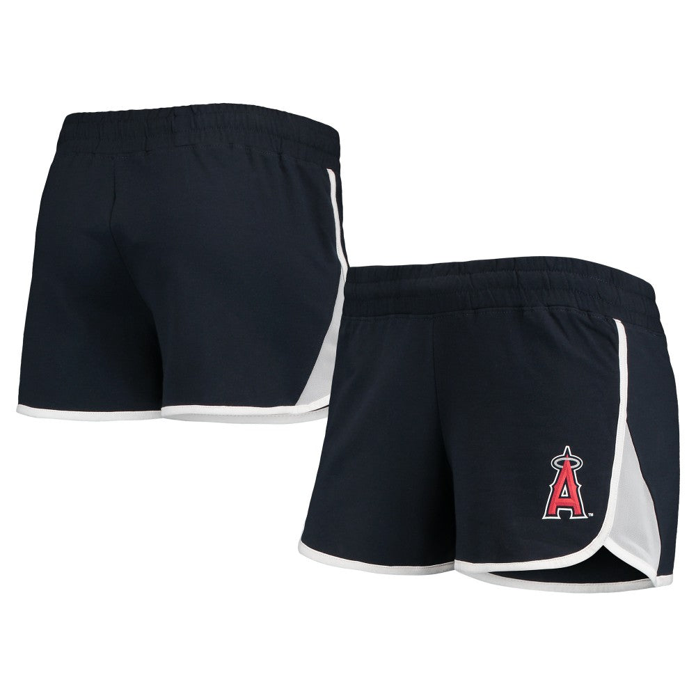Los Angeles Angels New Era Women's Stretch French Terry Shorts - MLB