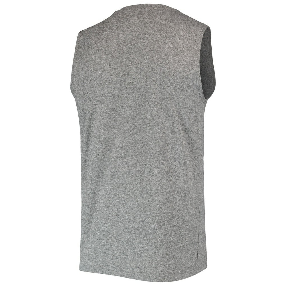 Las Vegas Raiders New Era Brushed Sleeveless Tank Top Heathered Gray | NFL