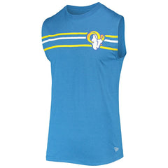 Los Angeles Rams New Era Brushed Sleeveless Tank Top Royal | NFL