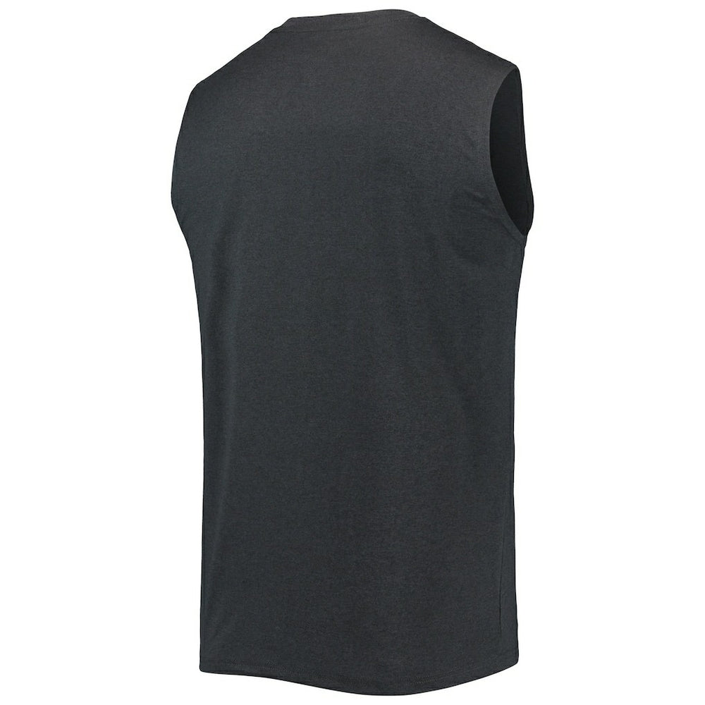 Pittsburgh Steelers New Era Brushed Sleeveless Tank Top Black | NFL