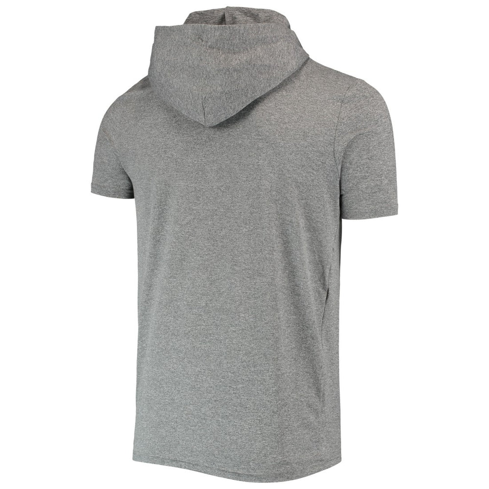 Seattle Seahawks New Era Team Brushed Hoodie T-Shirt Heathered Gray | NFL