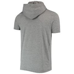 Seattle Seahawks New Era Team Brushed Hoodie T-Shirt Heathered Gray | NFL