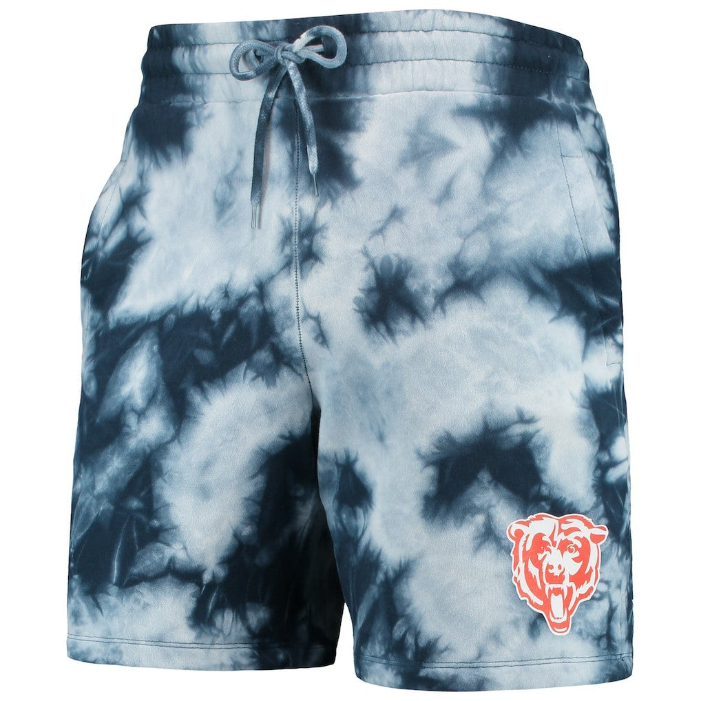 Chicago Bears New Era Tie-Dye Shorts Navy | NFL