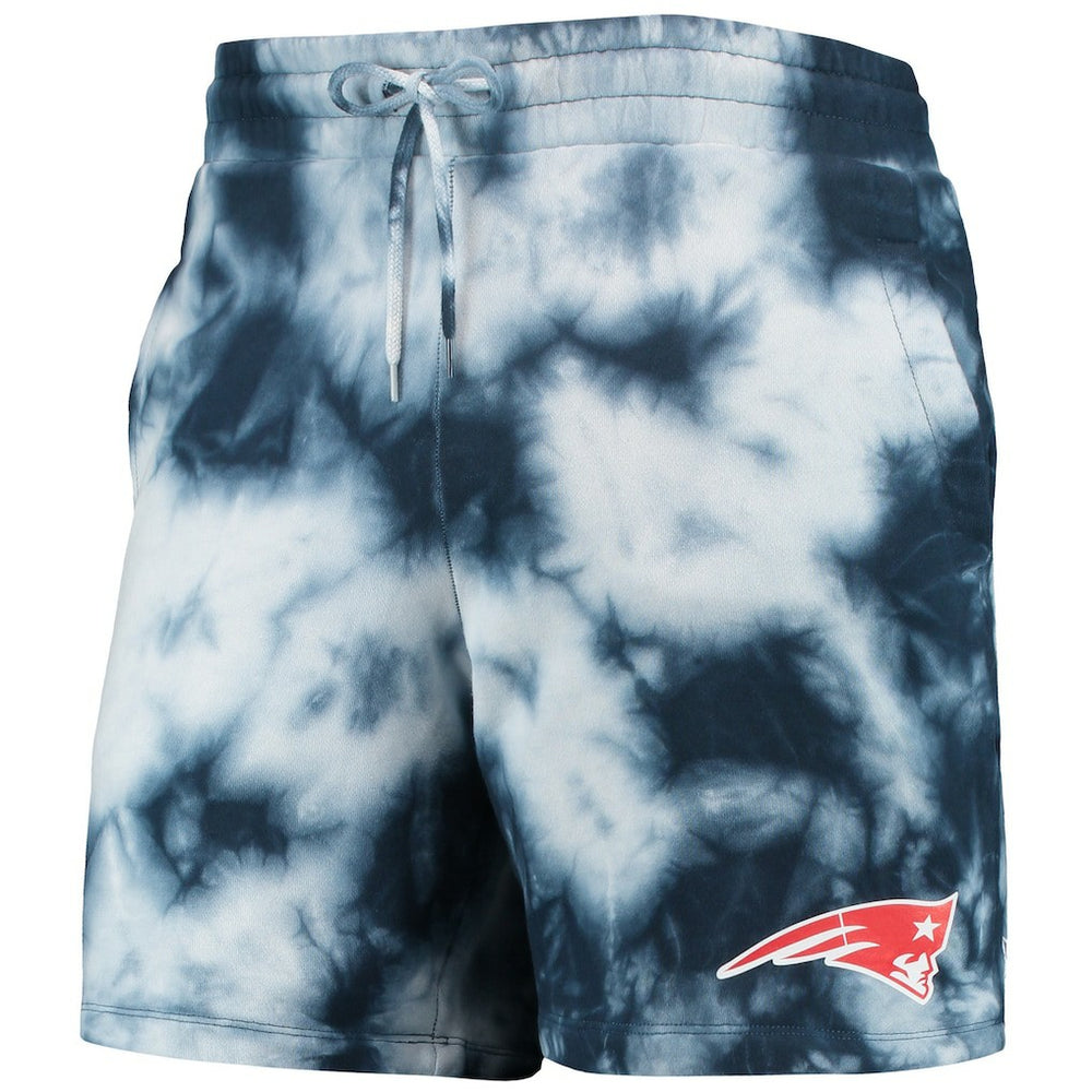New England Patriots New Era Tie-Dye Shorts Navy | NFL
