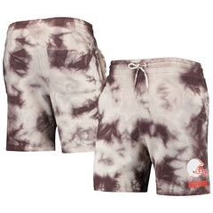 Cleveland Browns New Era Tie-Dye Shorts Brown | NFL