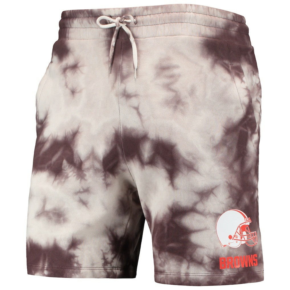 Cleveland Browns New Era Tie-Dye Shorts Brown | NFL
