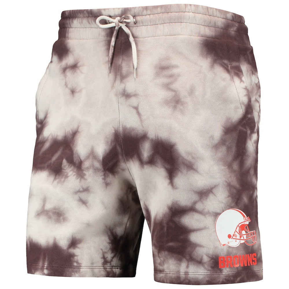 Cleveland Browns New Era Tie-Dye Shorts Brown | NFL