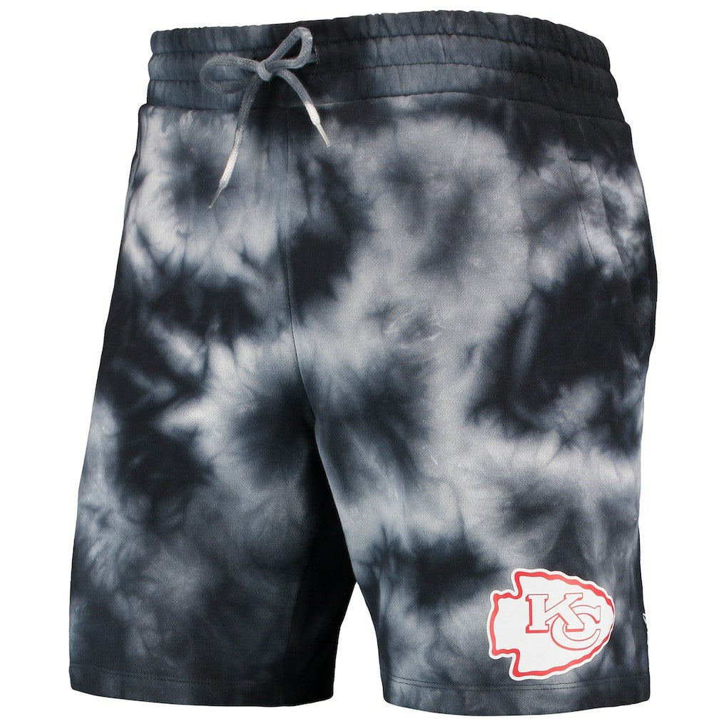 Kansas City Chiefs New Era Tie-Dye Shorts Black | NFL