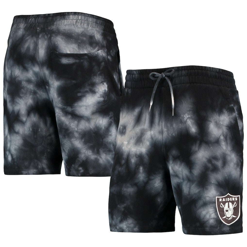 Las Vegas Raiders New Era Tie-Dye Shorts Black | NFL